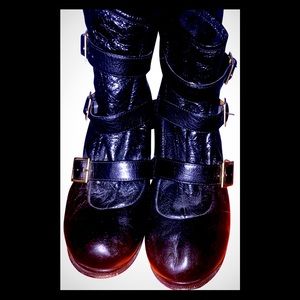 Fur Lined Booties by Chi Mahara